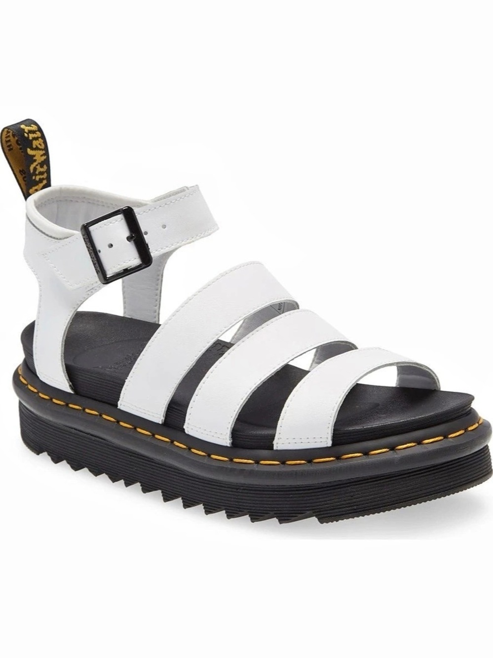 Dr. Martens Blaire Hydro Leather Platform Strap Sandals